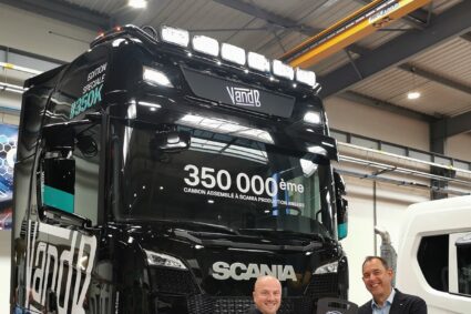 Scania passe le cap des 350 000 véhicules produits à Angers