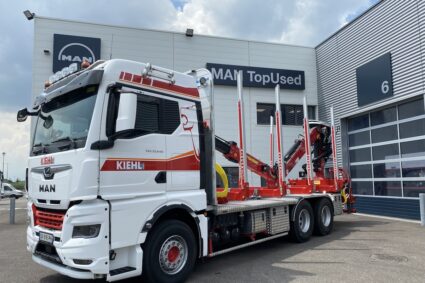 Un camion MAN de 640 ch pour le transport de grumes