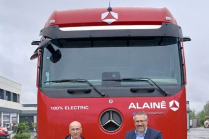 Le Groupe Alainé reçoit le tout premier eActros 600 livré en France